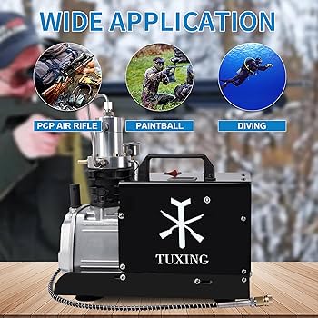 Amazon | TUXING PCP の空気圧縮機 4500Psi/300Bar のペイント